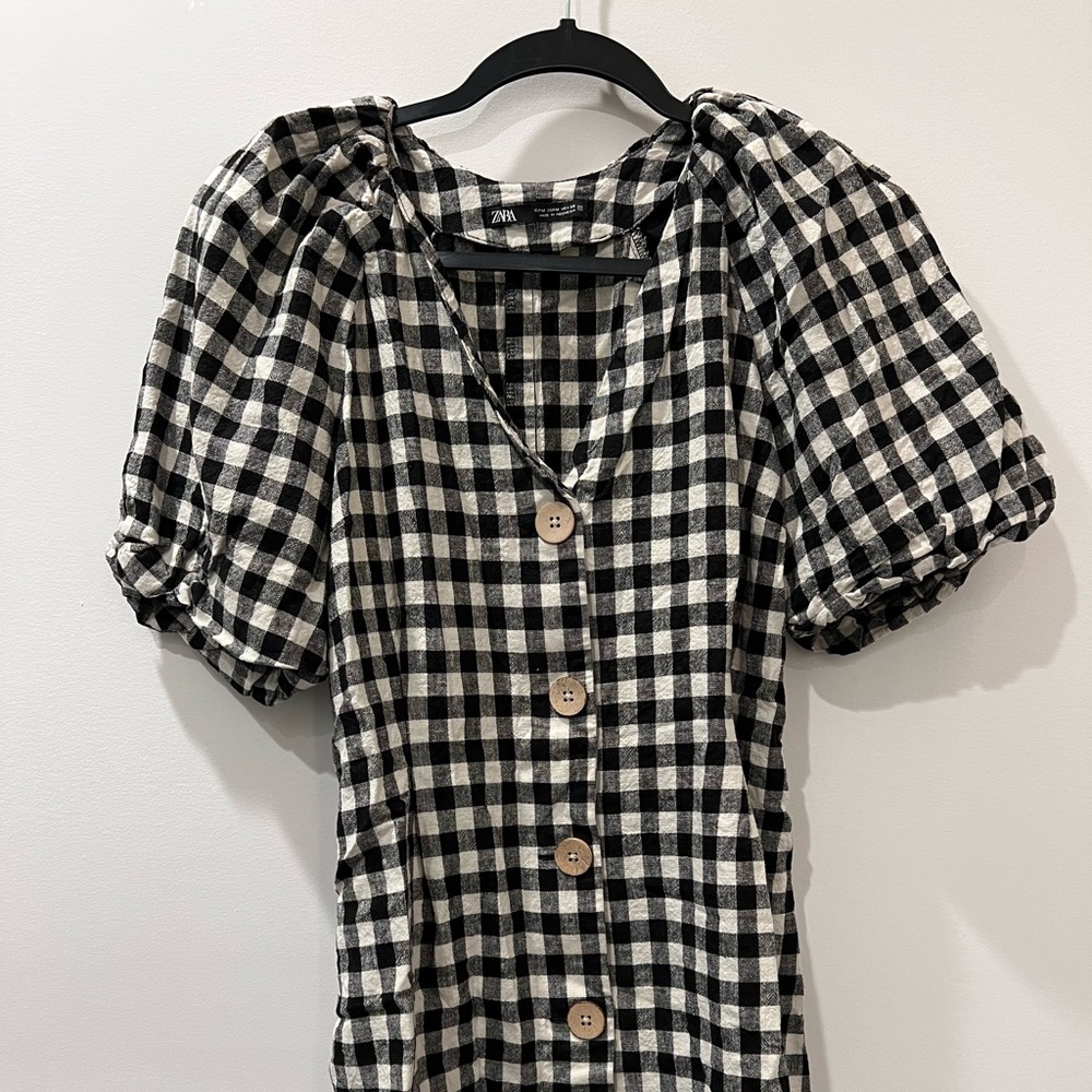 HM checkers dress ◾️◽️